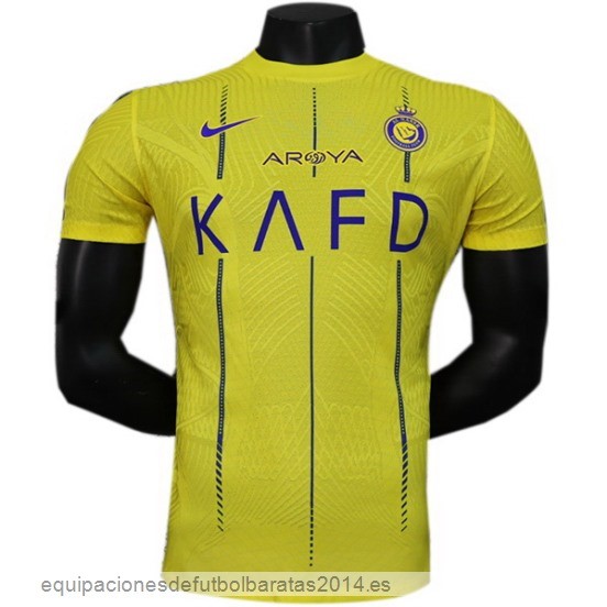 Nuevo NO.7 Ronaldo Tailandia 1ª Jugadores Camiseta Al Nassr 23/24 Amarillo Baratas